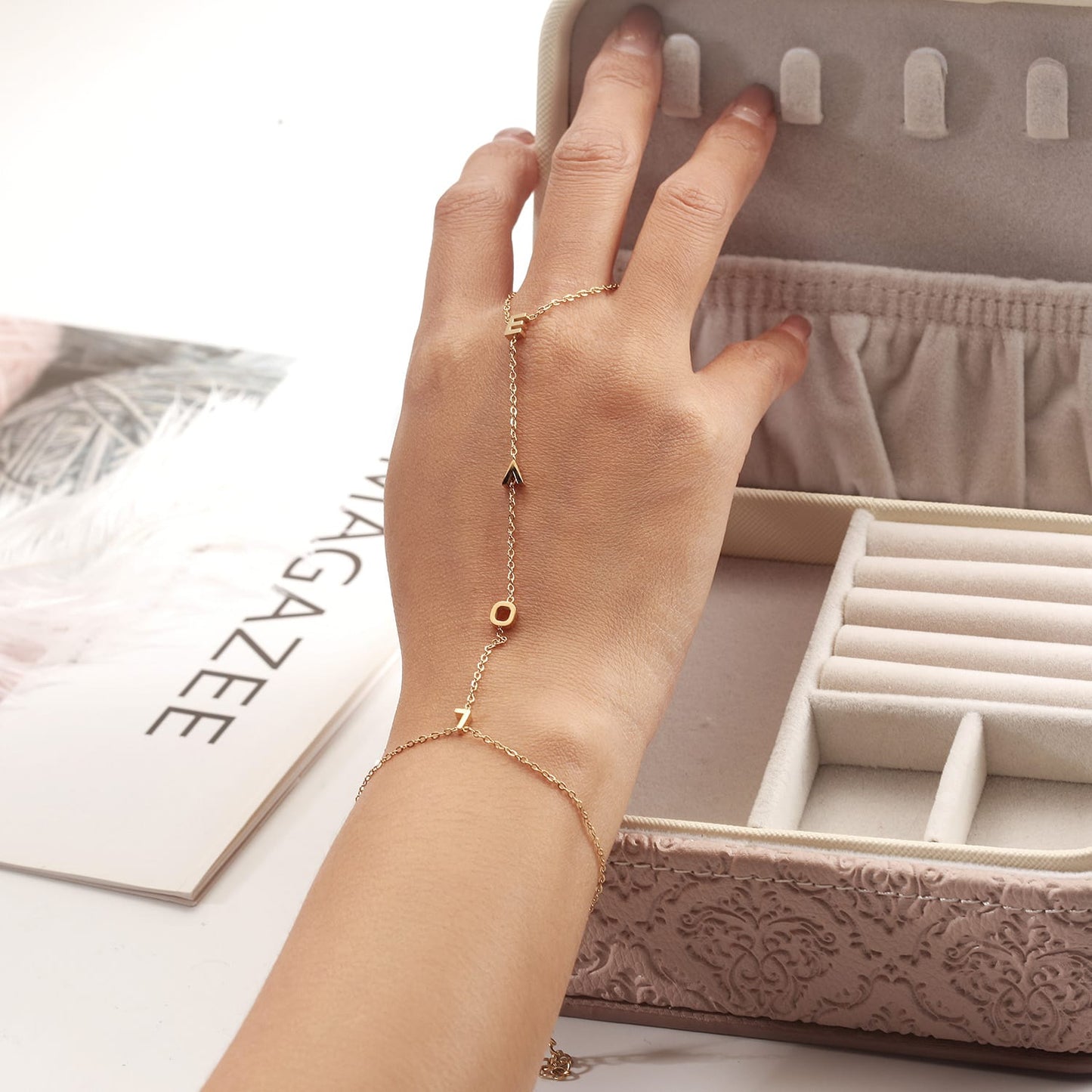 Hand Chain Bracelet/Ring