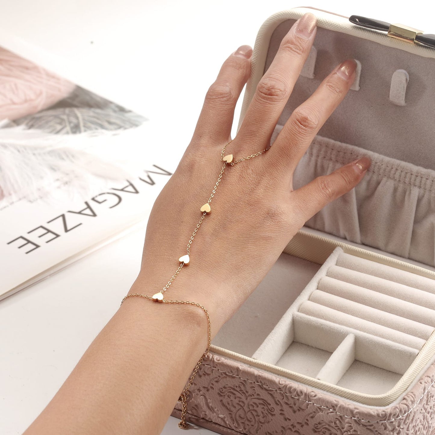 Hand Chain Bracelet/Ring