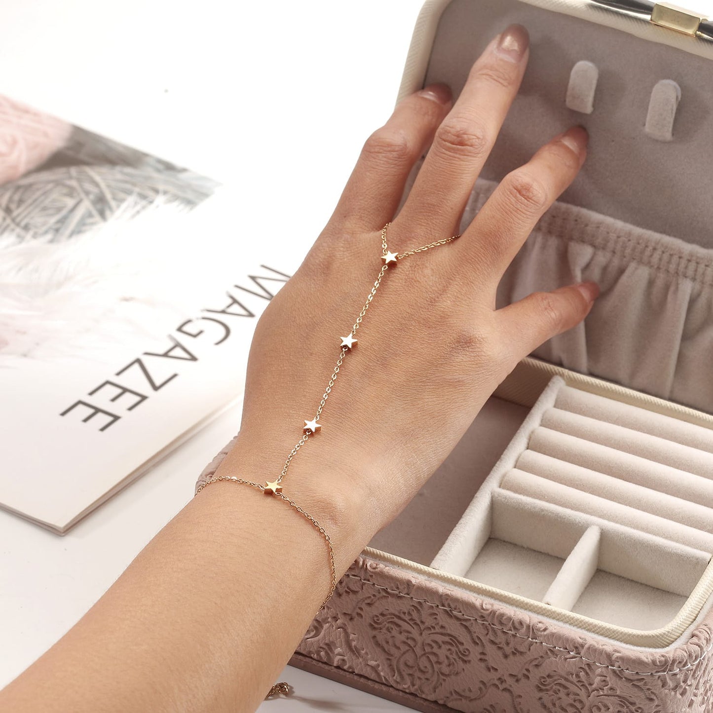 Hand Chain Bracelet/Ring