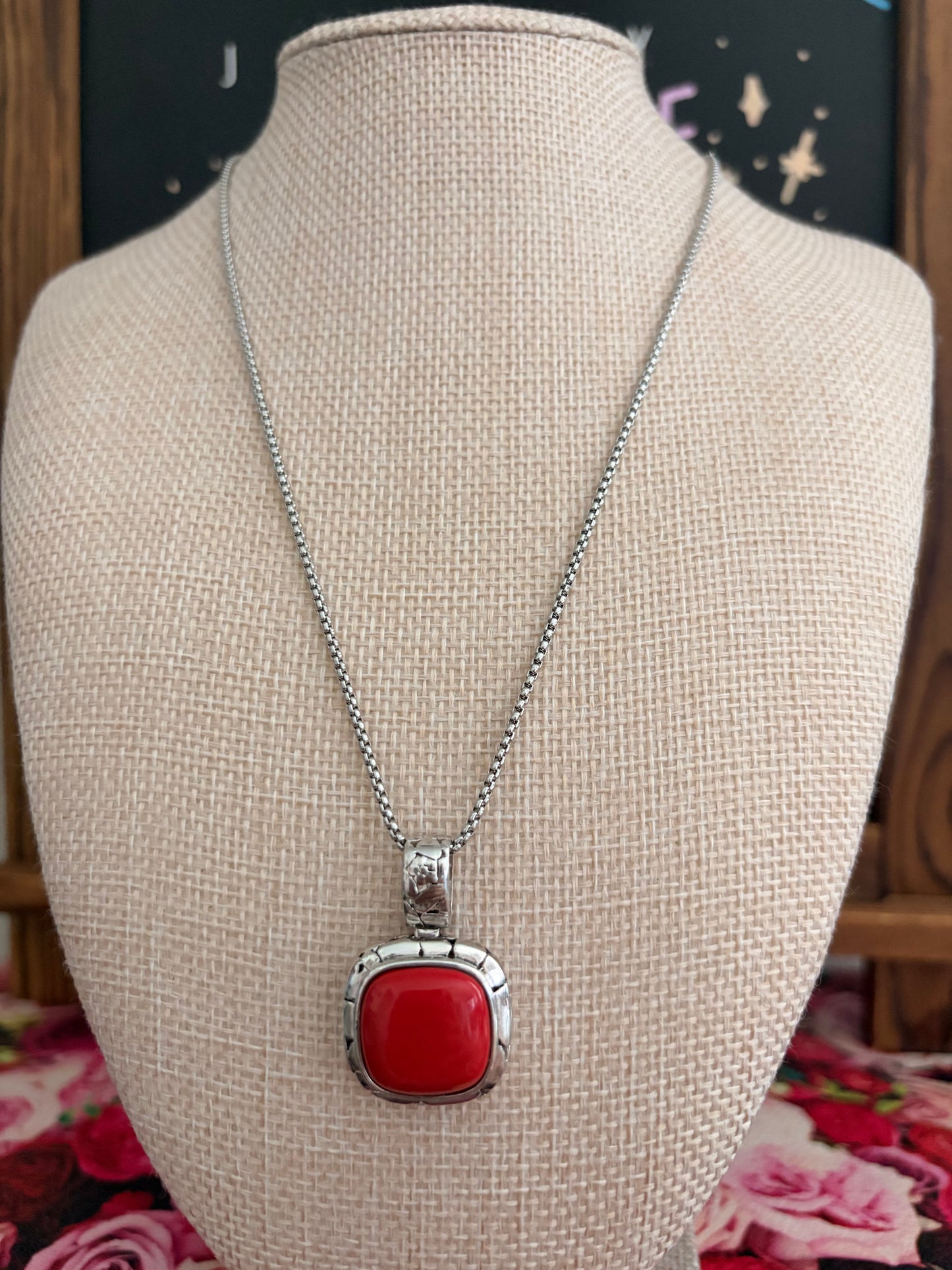 Bold Red necklace