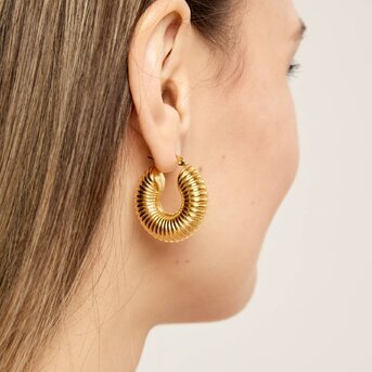 Sea Shells hoops