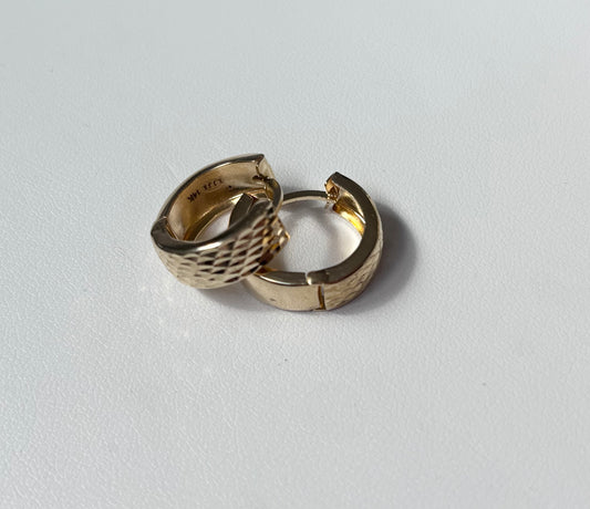 14KT Gold Mini Hoops