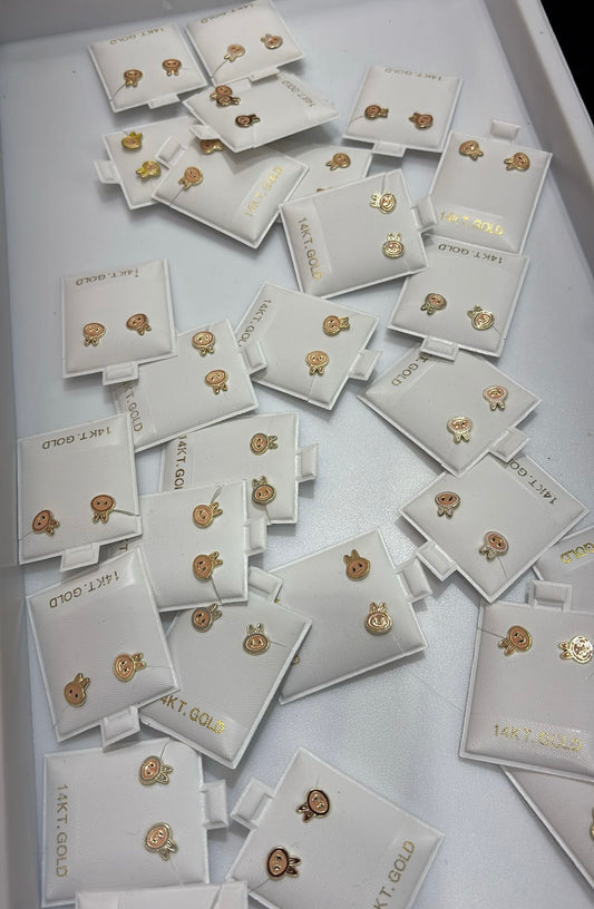 Labubu Tattoo Studs