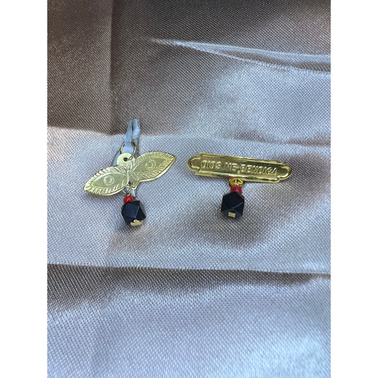 14KT Gold • Azabache • Protection Pin